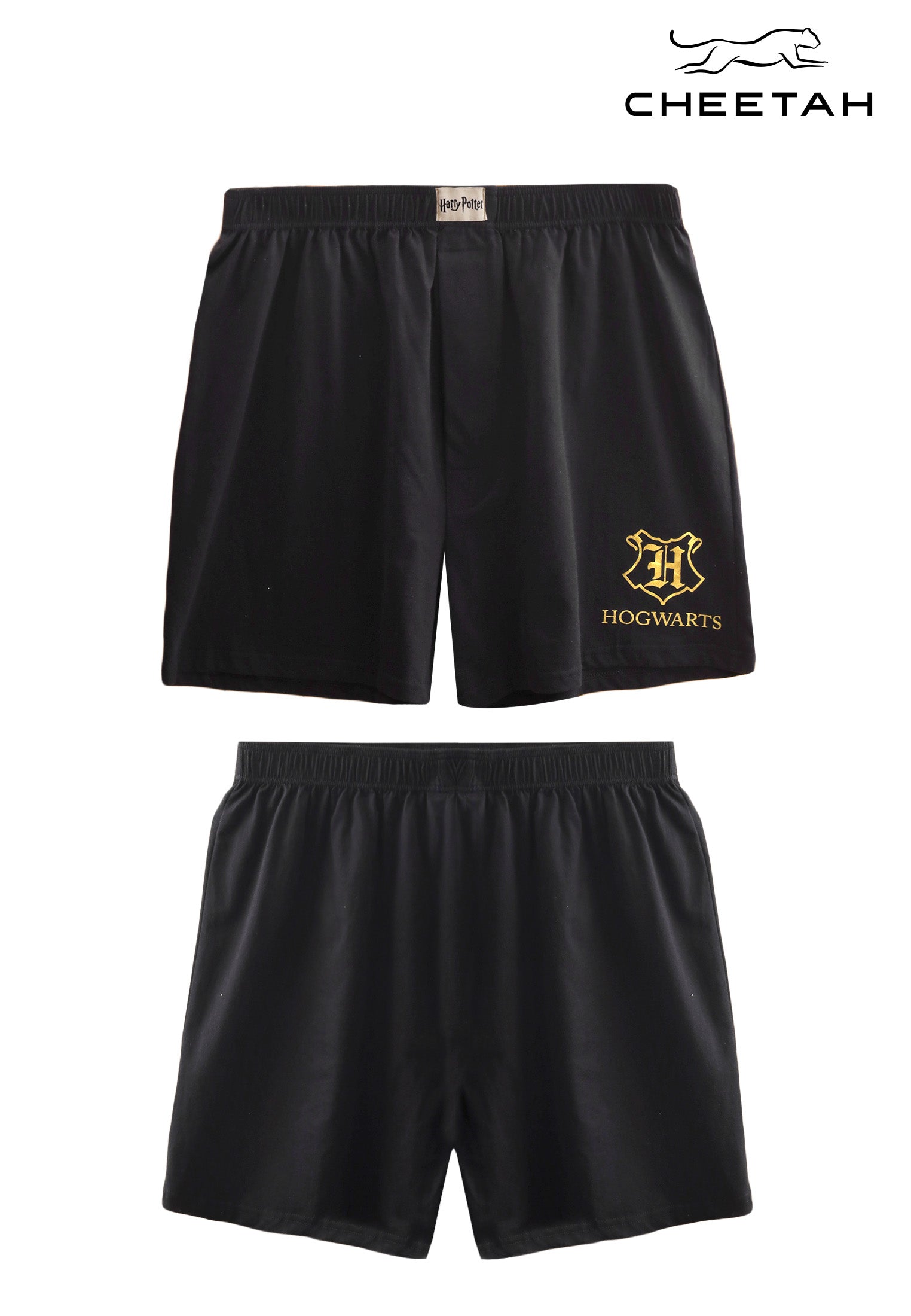 Cheetah Men Harry Potter Regular Fit Cotton With Elastic Waistband 2 In 1 Boxer - 1212 (Assorted Colour)