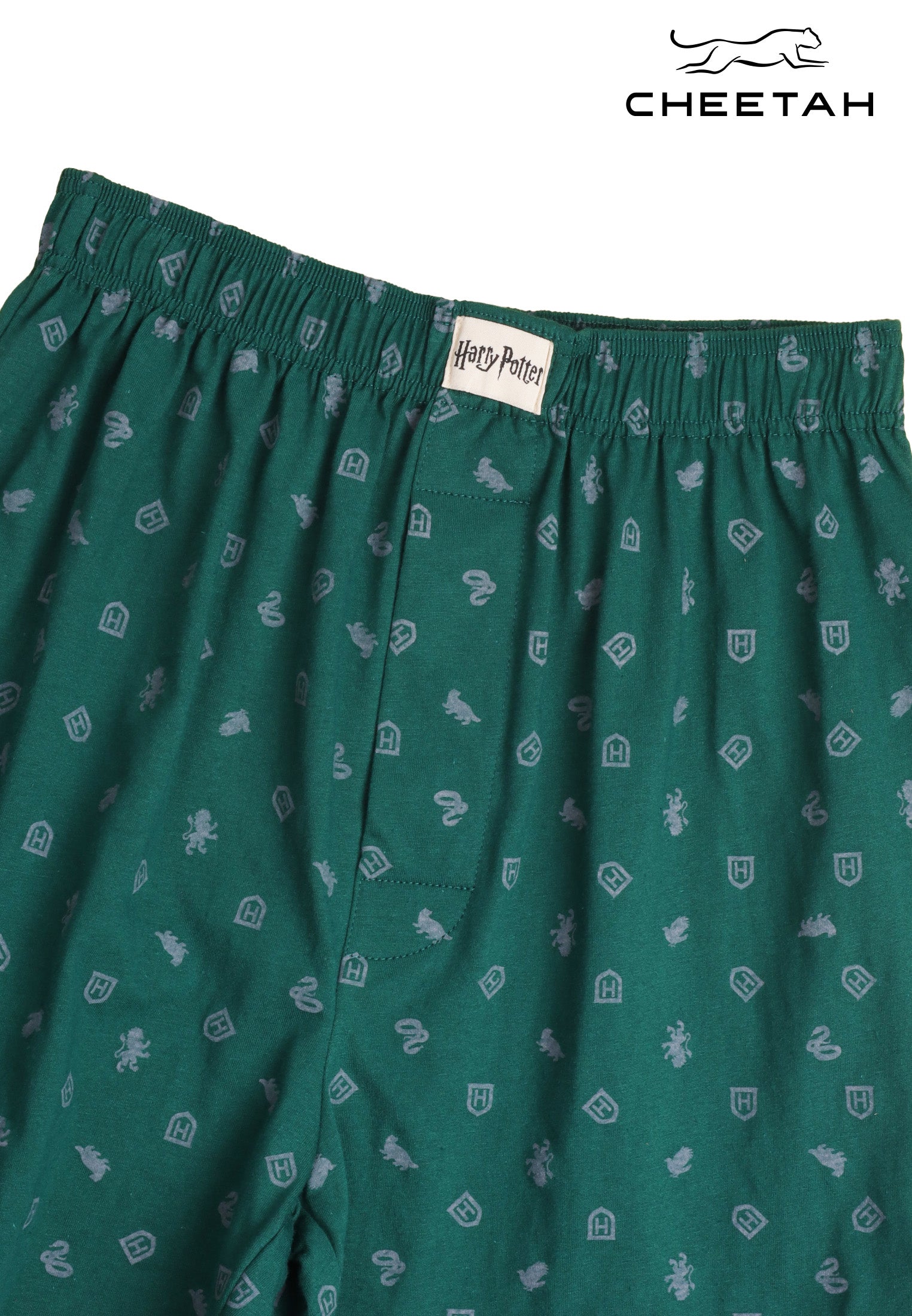 Cheetah Men Harry Potter Regular Fit Cotton With Elastic Waistband 2 In 1 Boxer - 1212 (Assorted Colour)