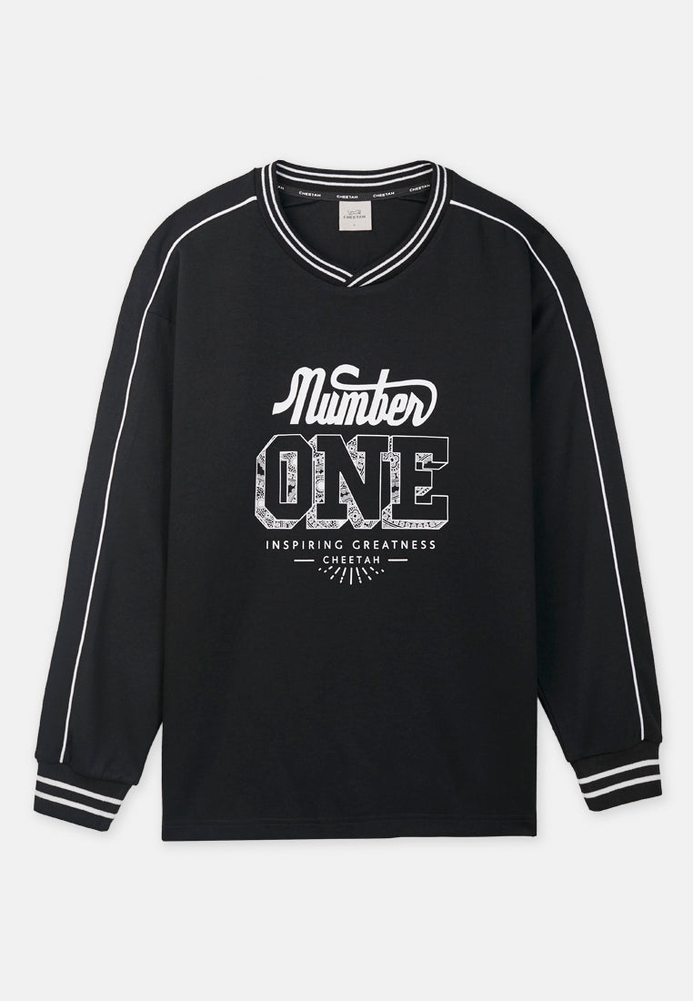 Cheetah Men High School Collection Long Sleeve Sweatshirt - 61232