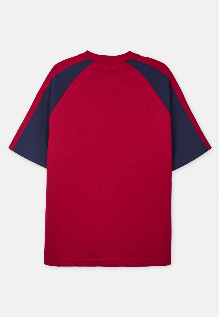 Cheetah Men High School Collection Regular Fit Oversize Fit Cotton Blend Short Sleeve T-Shirt - 99628