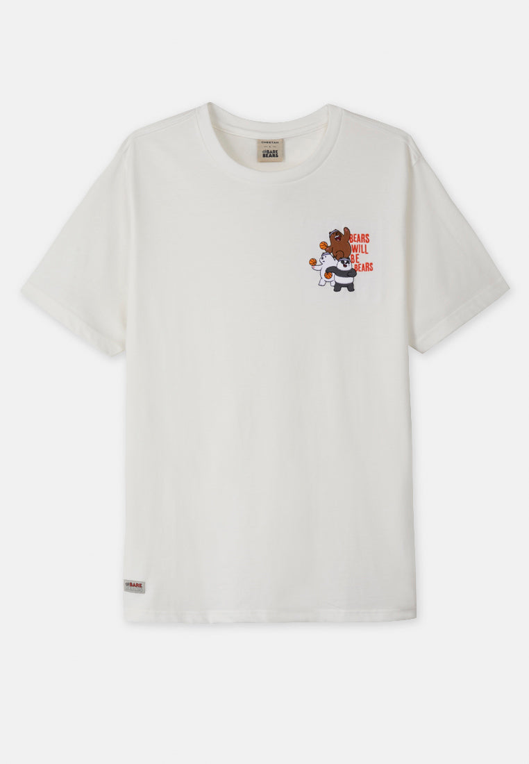 Cheetah Men We Bare Bears  Regular Fit Short Sleeves T-Shirt  - 99636