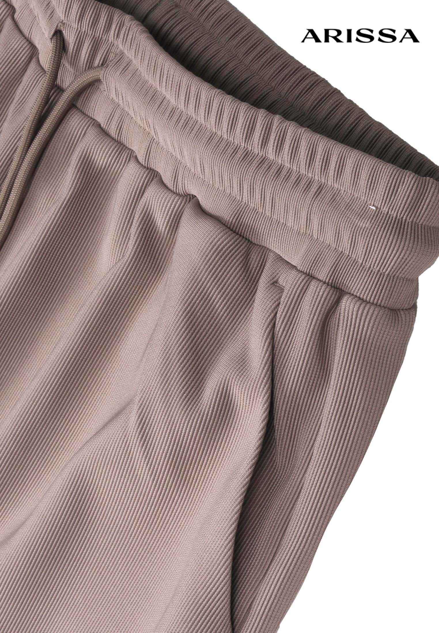 Arissa Regular Fit Cotton Mix Spandex Long Pants - ARS-11336