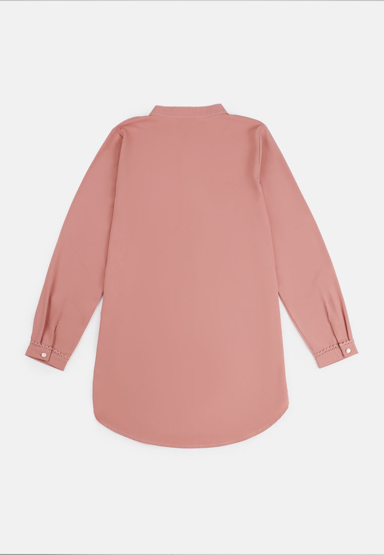 Arissa Long Sleeves Tunic Blouse - ARS-13738