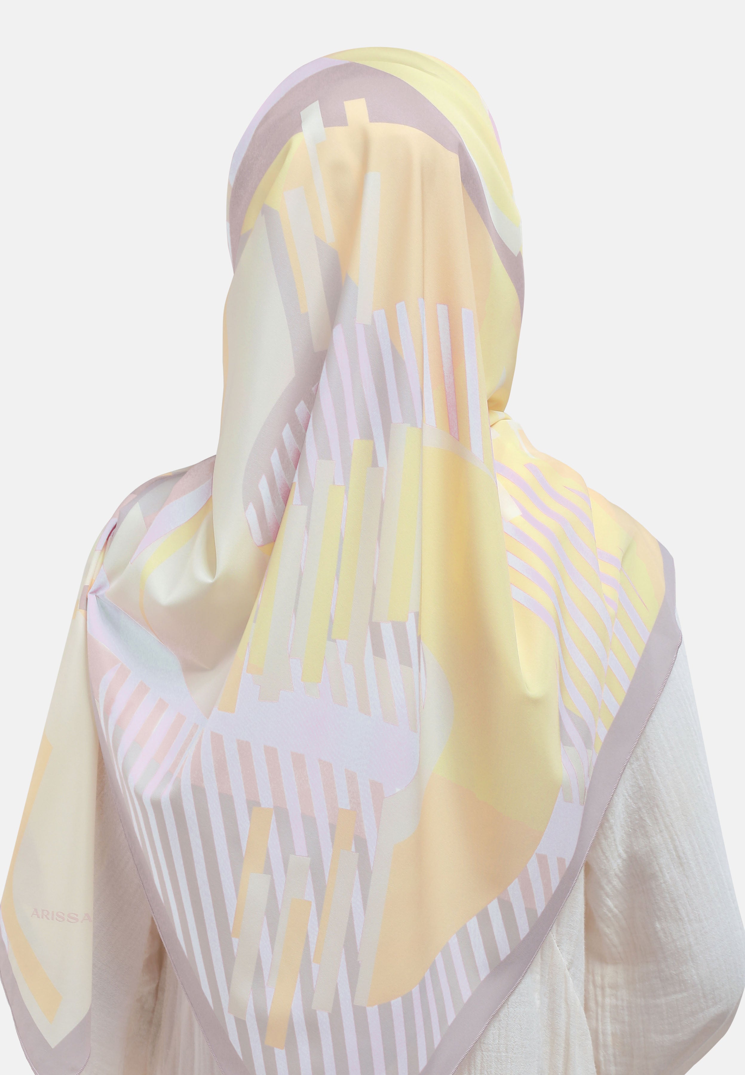 Arissa Hijab Pastiche Printed Square Scarf - ARS-ST1176 (MD2)