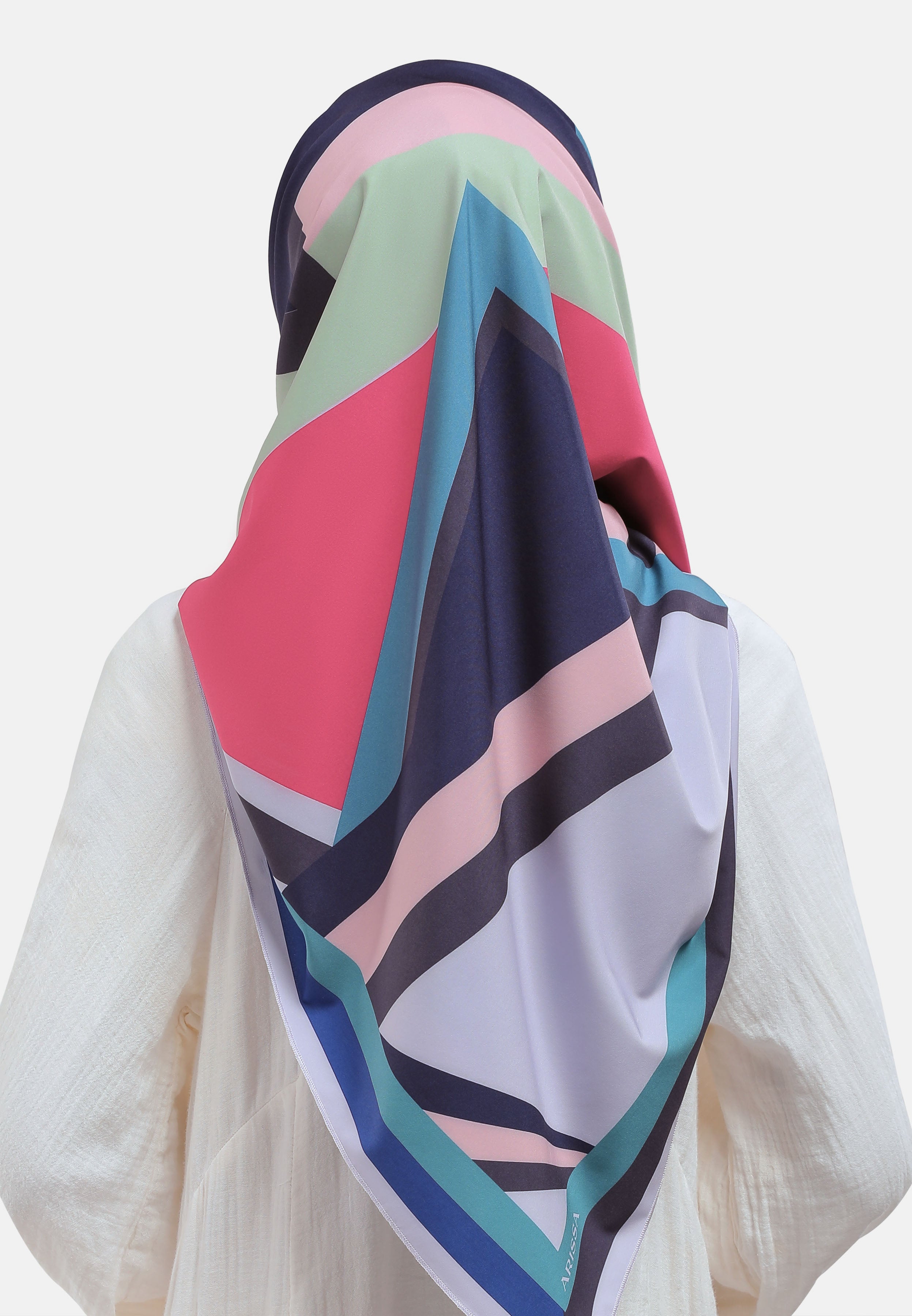 Arissa Hijab Miesian Printed Square Scarf - ARS-ST1186 (MD2)