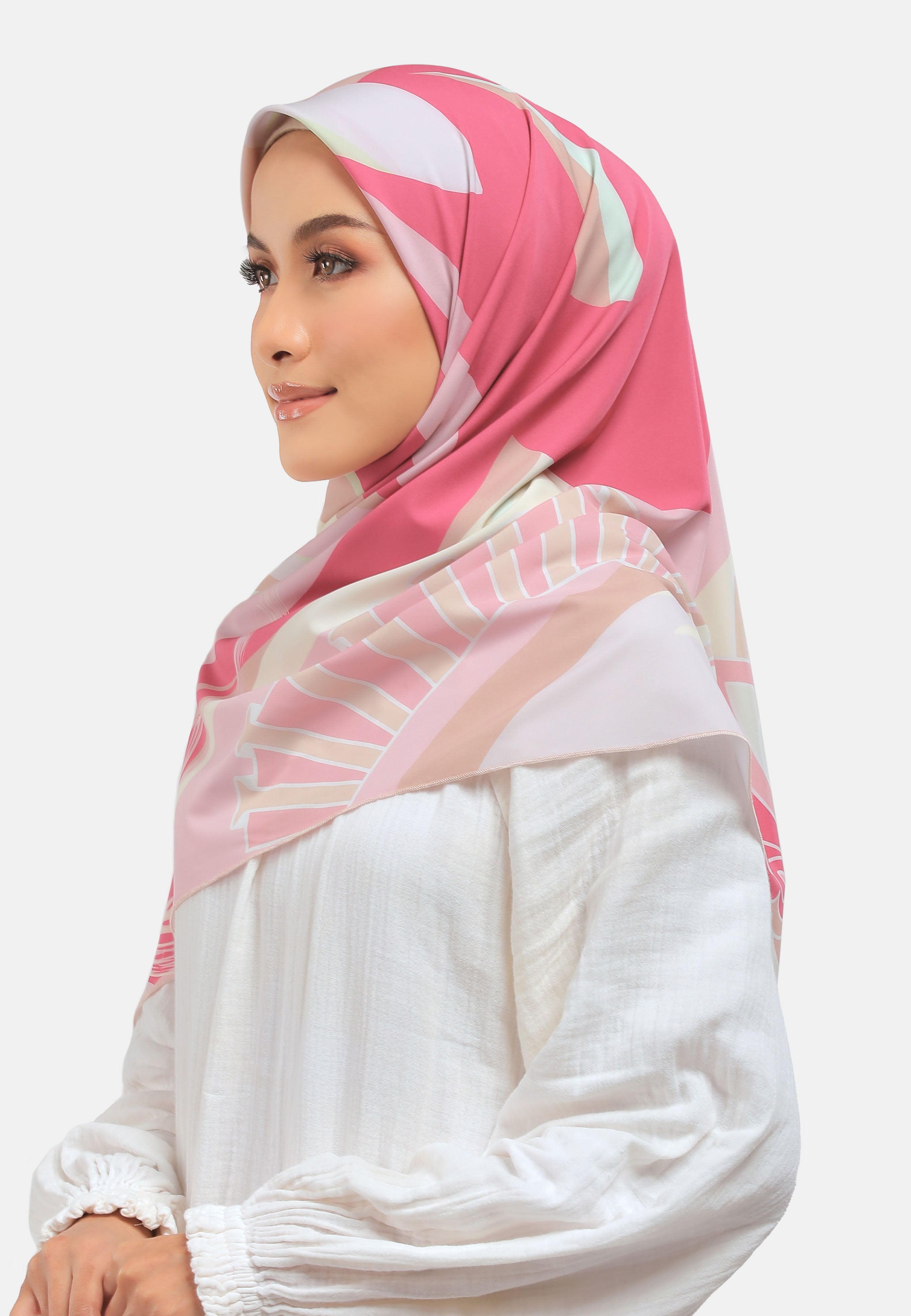 Arissa Hijab Andrina  Printed Square Scarf - ARS-ST11206 (MD2)