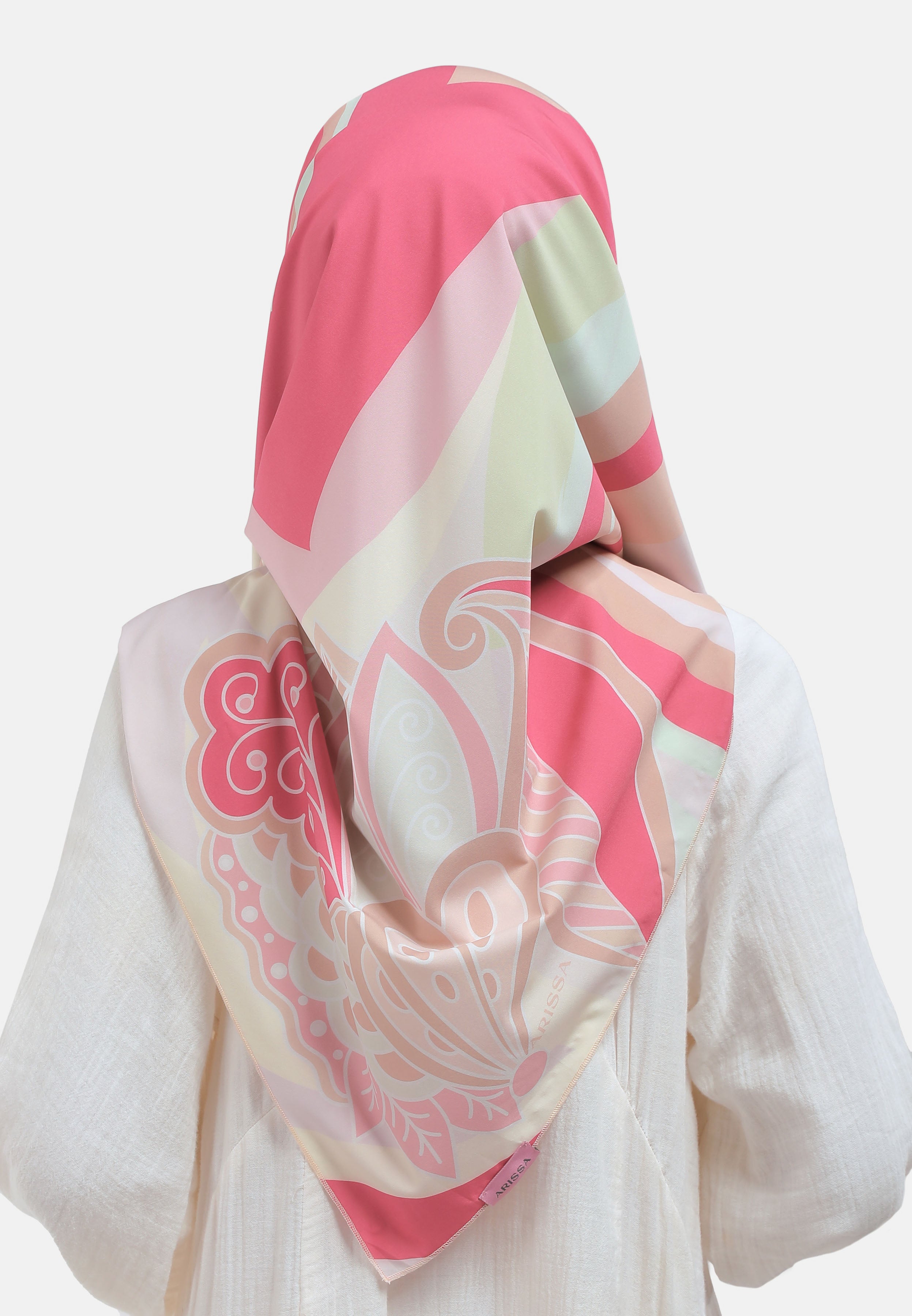 Arissa Hijab Andrina  Printed Square Scarf - ARS-ST11206 (MD2)