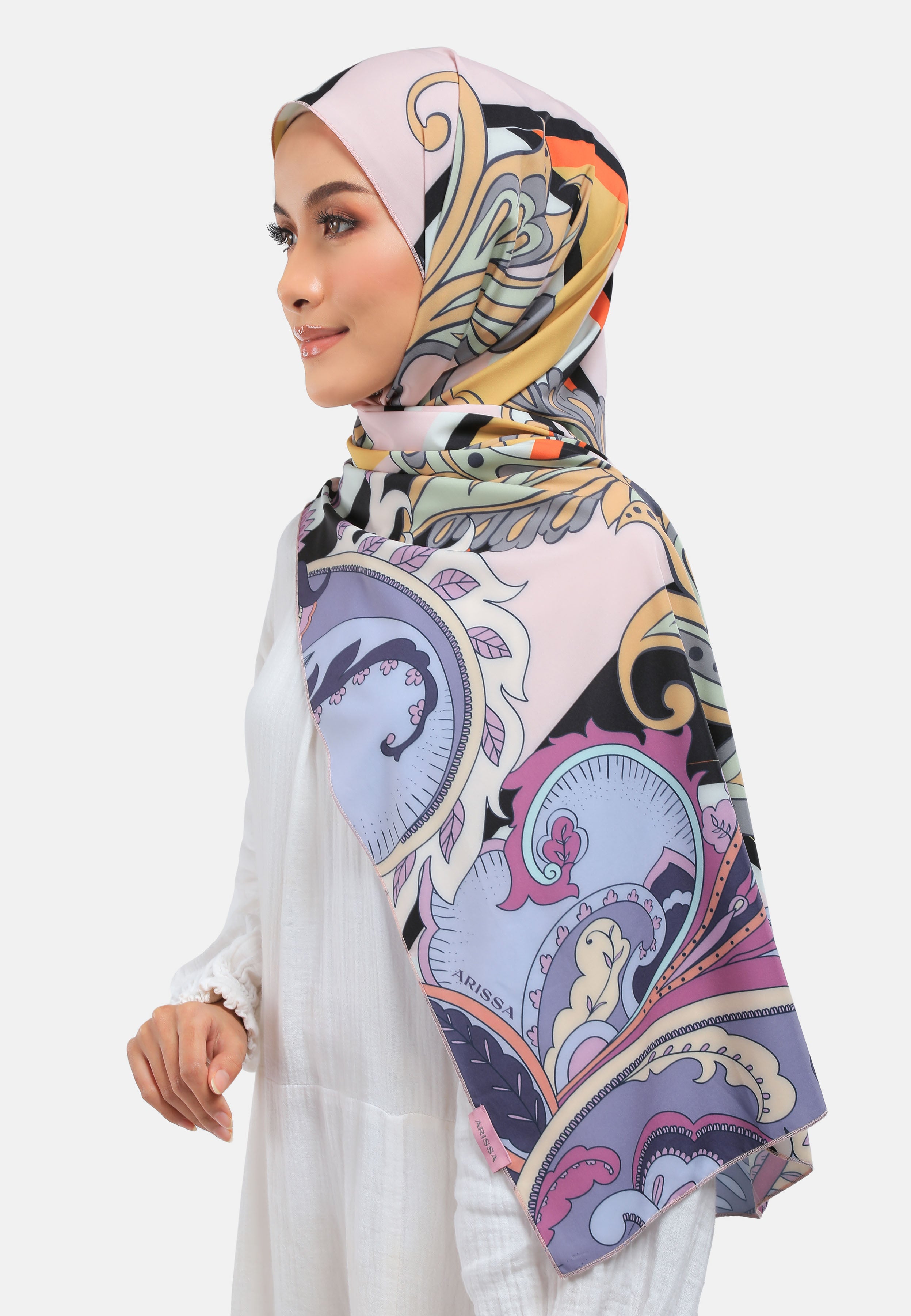 Arissa Hijab Miranda Printed Shawl Scarf - ARS-ST11226 (MD2)