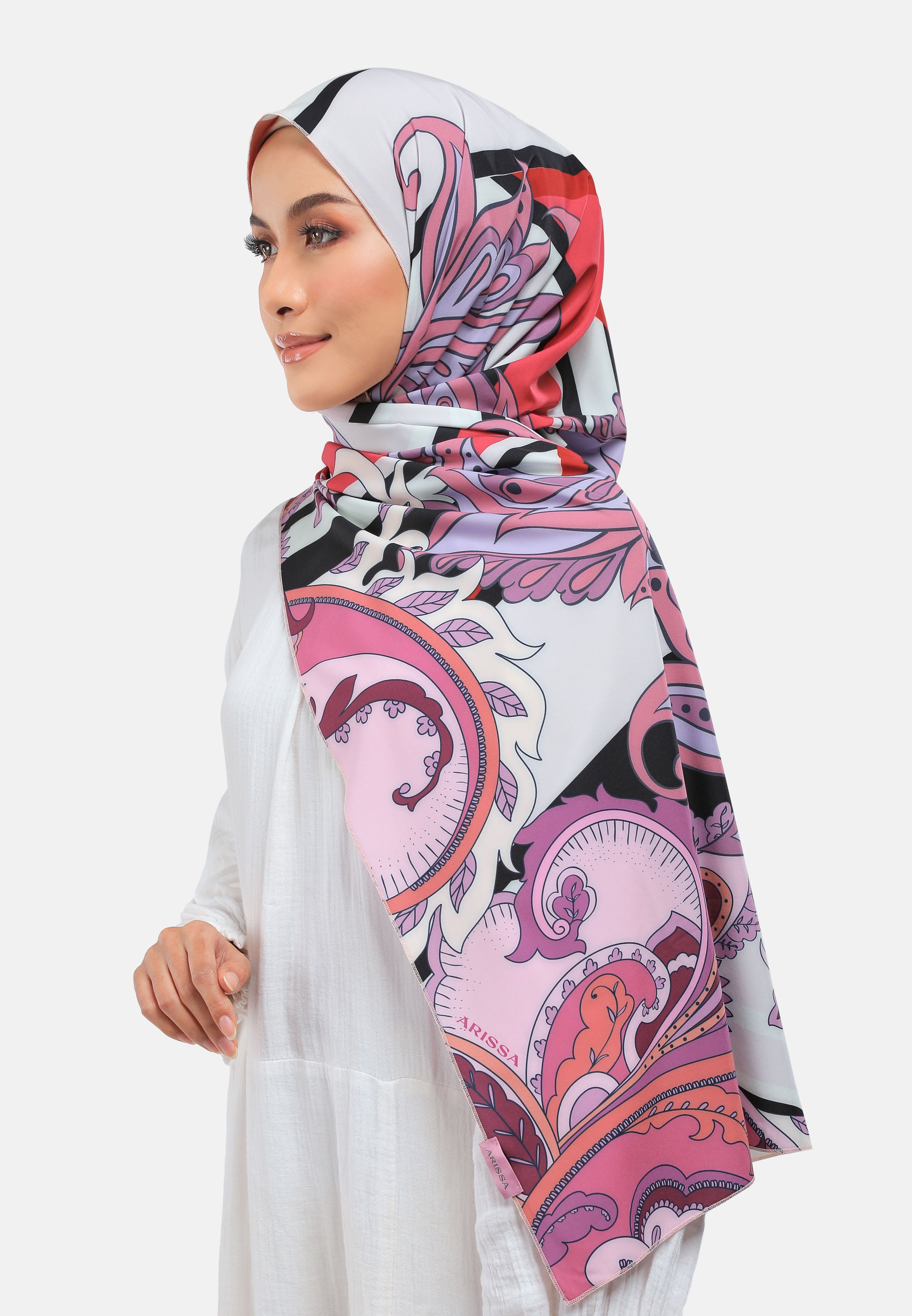 Arissa Hijab Maya Printed Shawl Scarf - ARS-ST11228 (MD2)