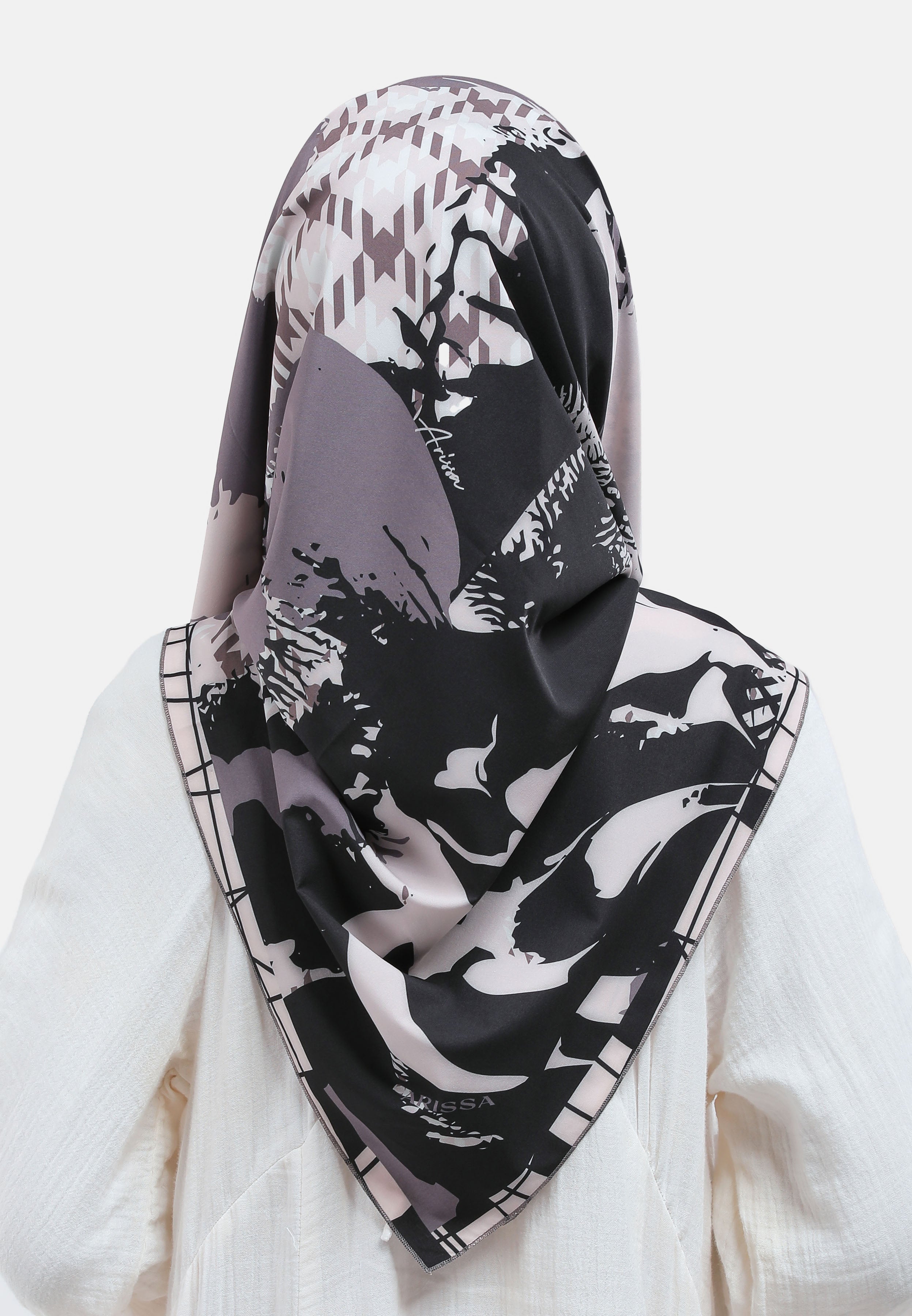 Arissa Hijab Senjoji Printed Square Scarf - ARS-ST11232 (MD2)