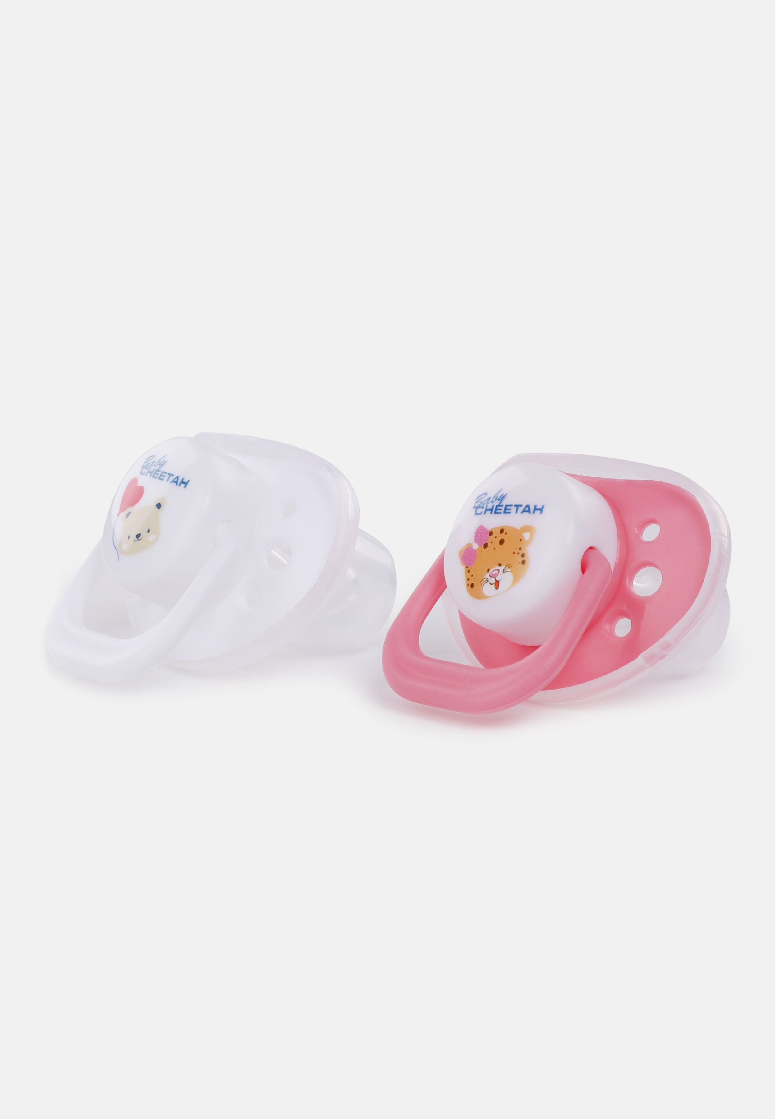 Baby Cheetah Soother with Case (2 IN 1) - Orthodontic Teats (0-6M) - CBB-ST21086