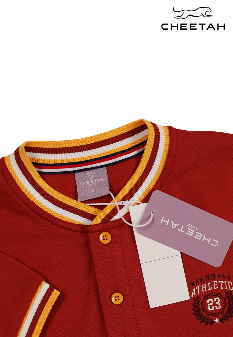 Cheetah Kids Boy Short Sleeves Round Neck Polo - CJ-71680
