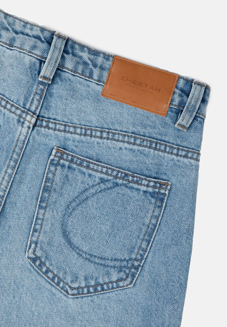 CHEETAH Women Basic Mom Fit Jeans - CL-110958