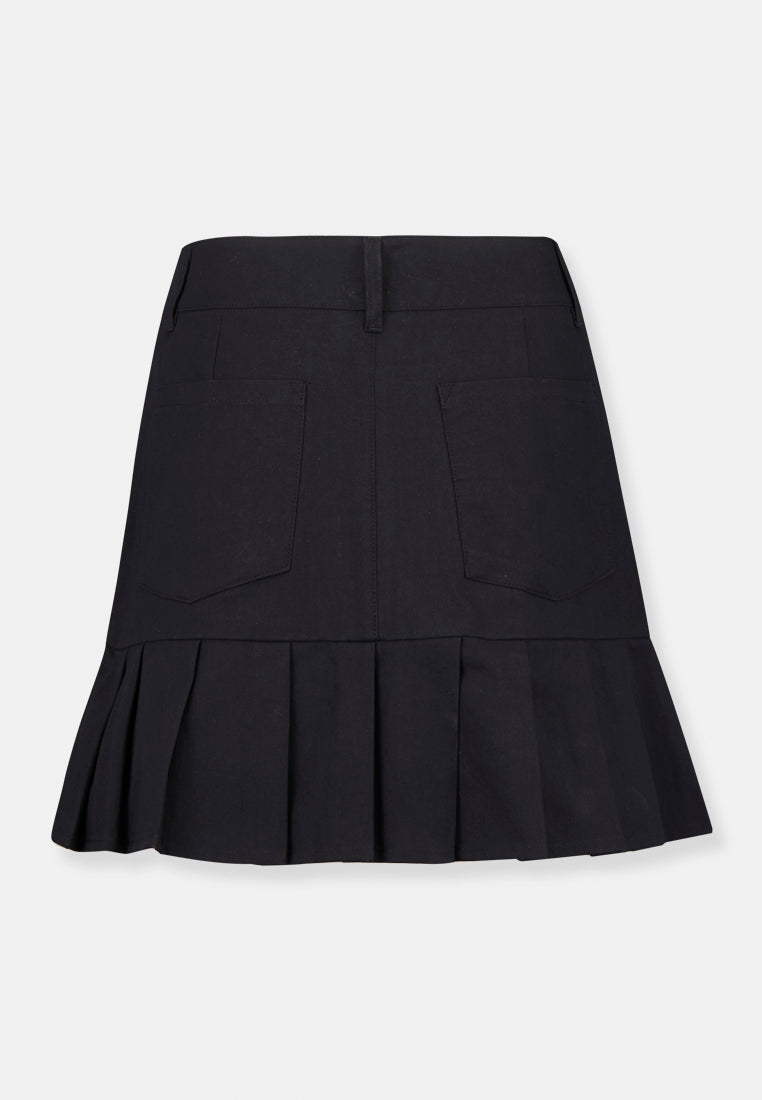 CHEETAH Women Pleated Short Skirt - CL-12388