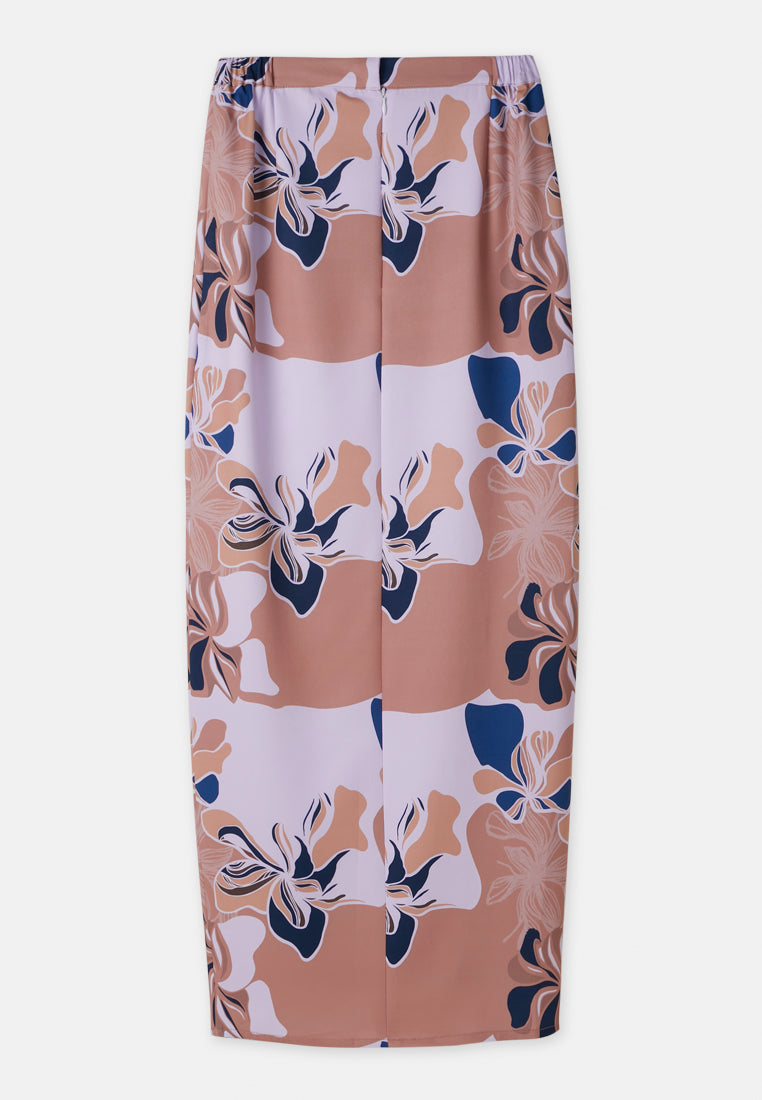 CHEETAH Women Baju Raya Printed Pencil Skirt- CL-12406