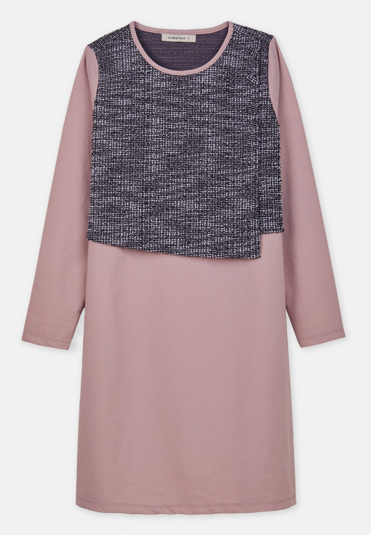 CHEETAH Women Basic Long Sleeves Knitdress - CL-190048