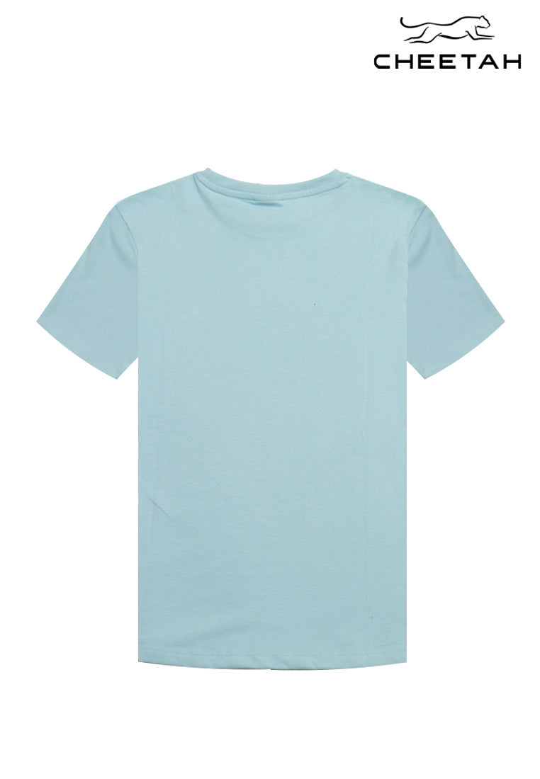 CHEETAH Women Regular Fit Jersey Knit Short Sleeve Crew Neck Plain Tee - CL-96496(F)