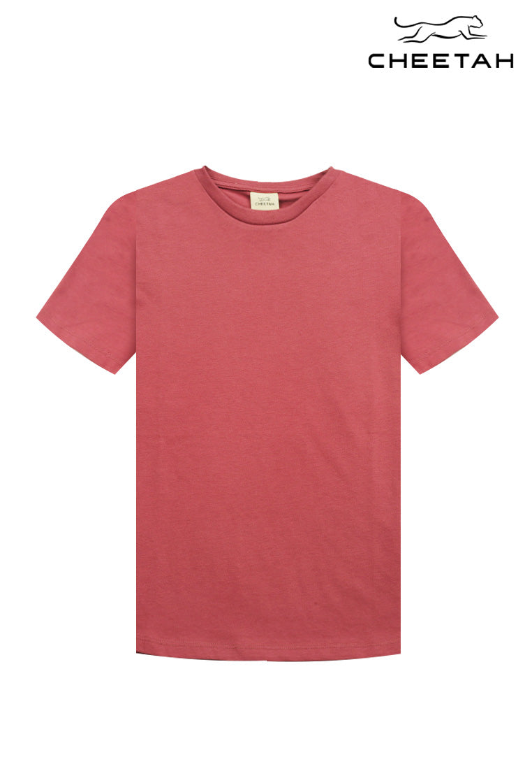 CHEETAH Women Regular Fit Jersey Knit Short Sleeve Crew Neck Plain Tee - CL-96496(F)