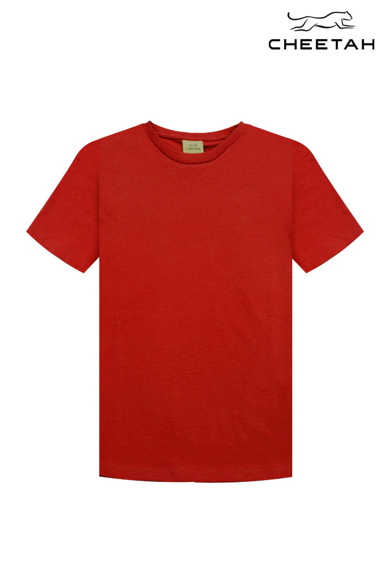CHEETAH Women Regular Fit Jersey Knit Short Sleeve Crew Neck Plain Tee - CL-96496(F)