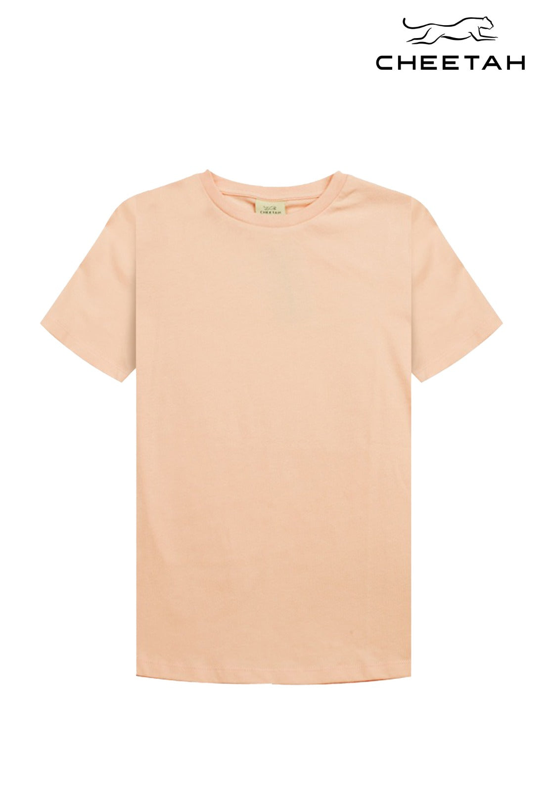CHEETAH Women Regular Fit Jersey Knit Short Sleeve Crew Neck Plain Tee - CL-96496(F)