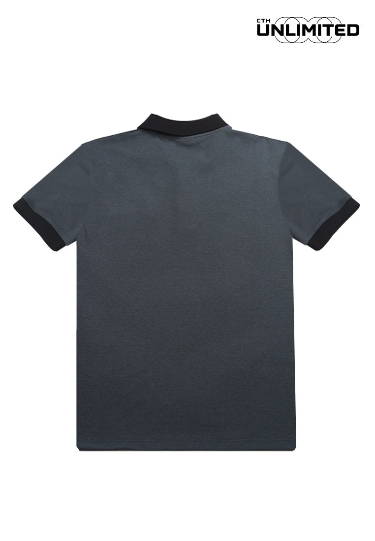 CTH unlimited Men Regular Fit Fancy Knit Short Sleeve Polo Shirt - CU-70100