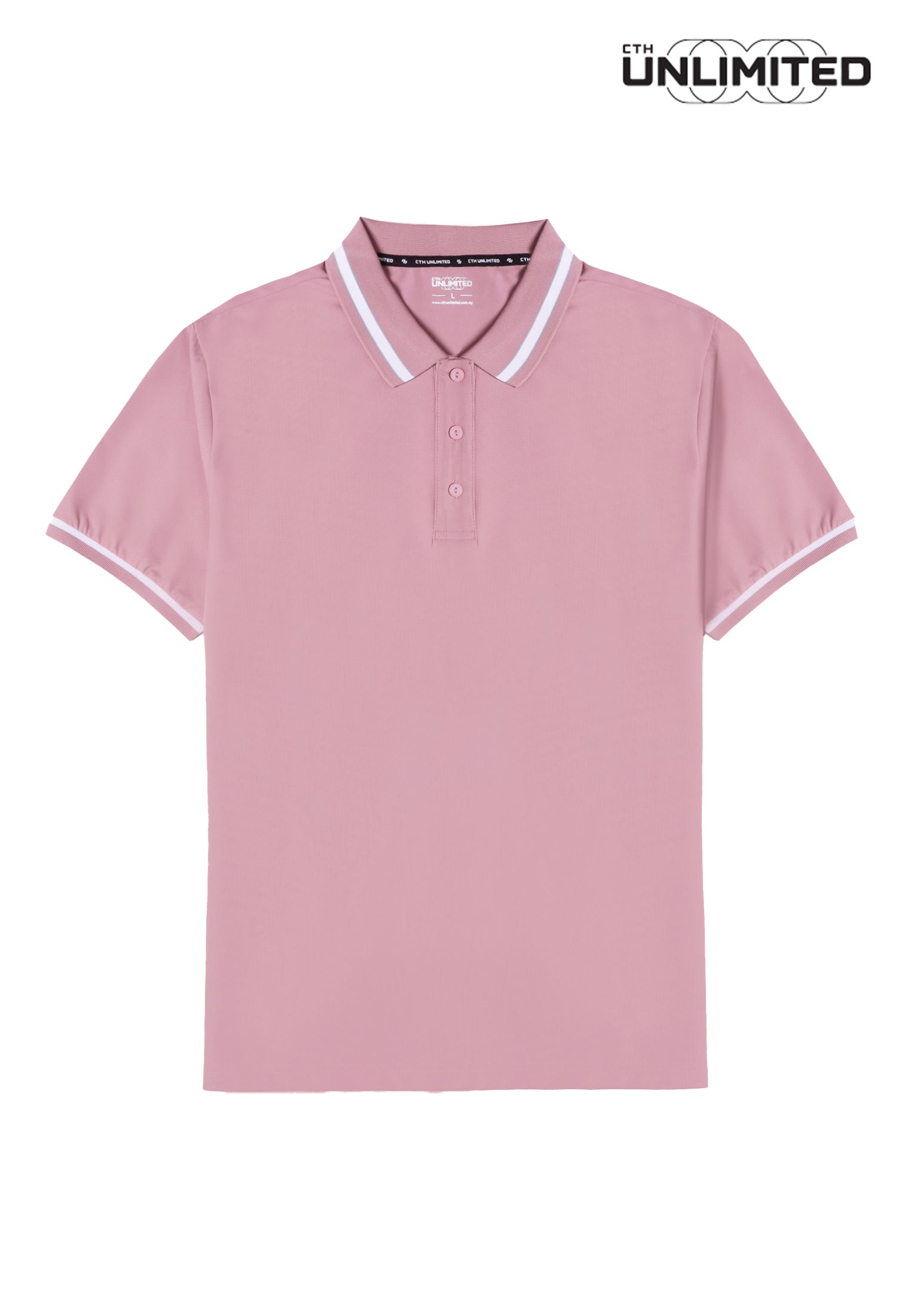 CTH unlimited Men Pickleball Regular Fit Nylon Spandex Short Sleeve Polo Shirt - CU-70112