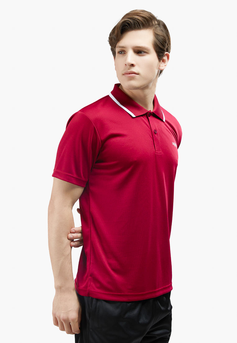 CTH Unlimited Men Polyester Jersey Short Sleeve Polo Shirt With Tipping Collar - CU-7948(R)