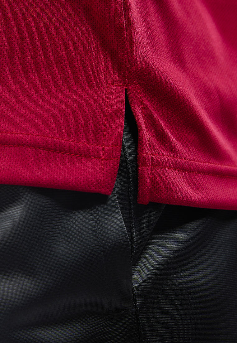 CTH Unlimited Men Polyester Jersey Short Sleeve Polo Shirt With Tipping Collar - CU-7948(R)