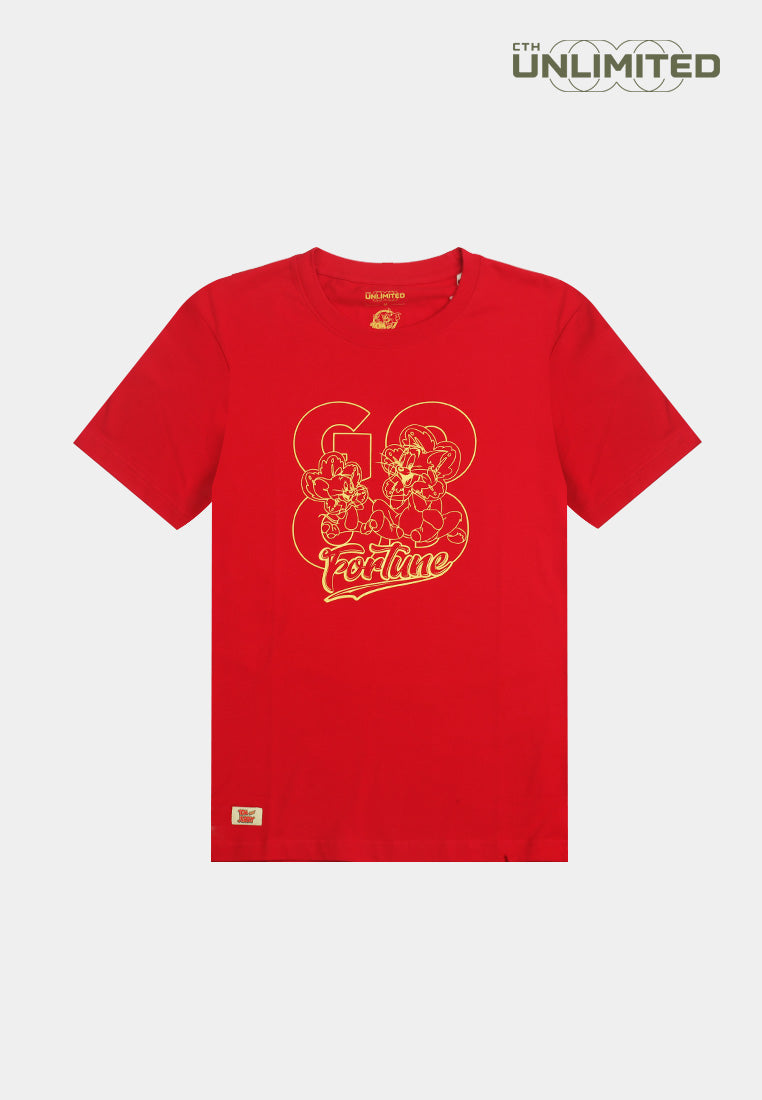 CTH unlimited Tom and Jerry Round Neck Short Sleeve T-Shirts - CU-91482
