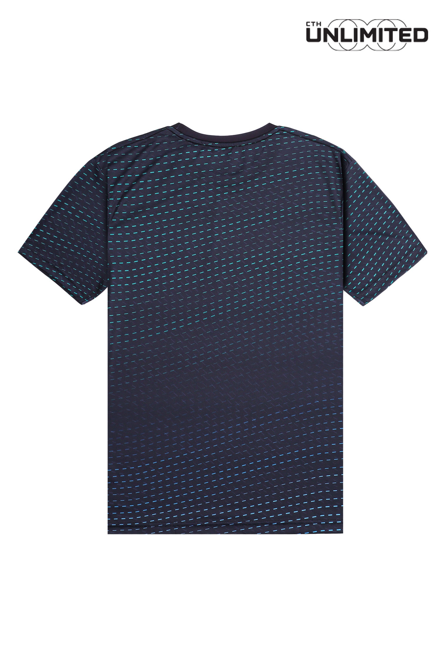 CTH unlimited Men Regular Fit Polyester Pindot Full Printed Short Sleeve Jersey Top - CU-91748