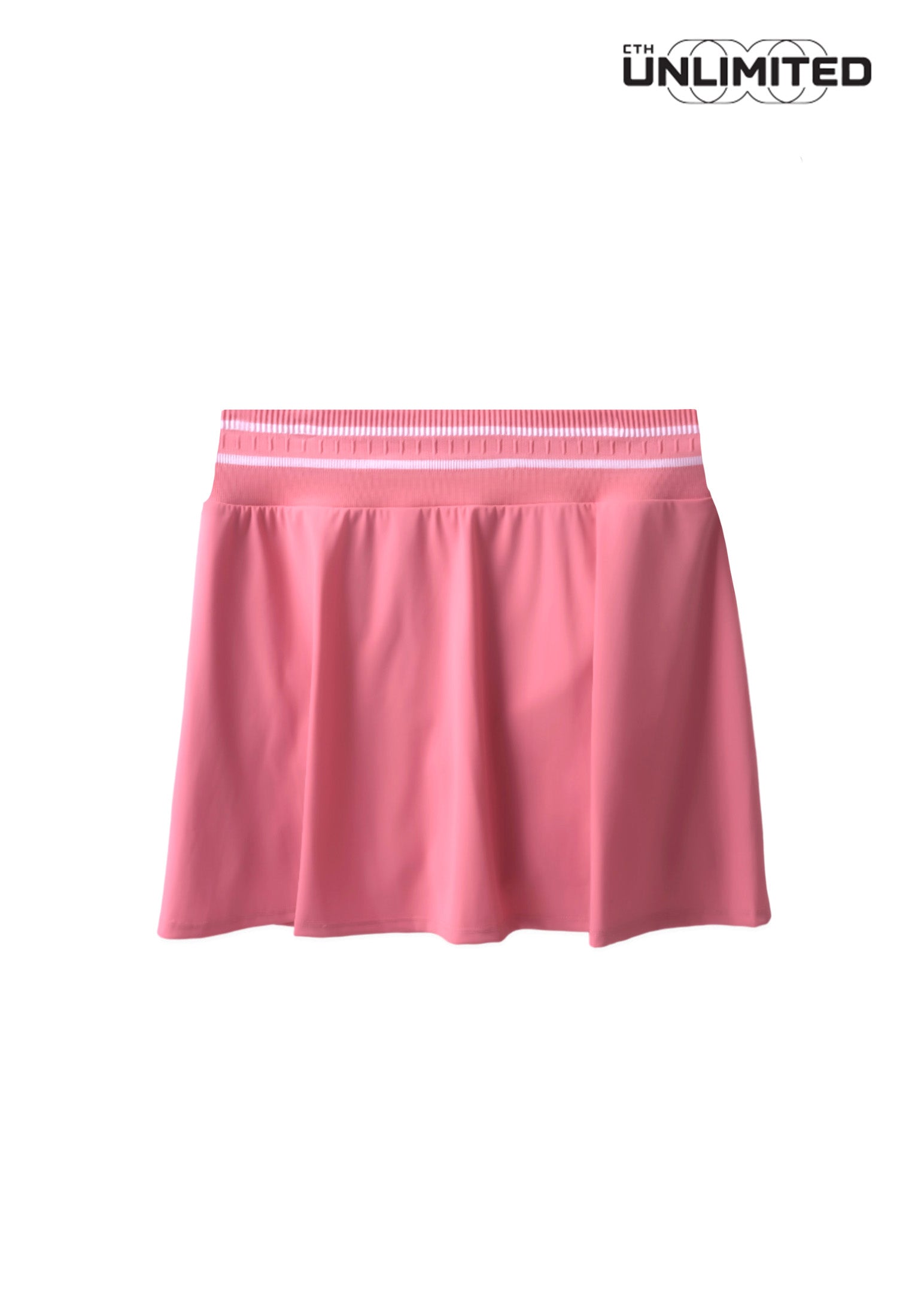 CTH unlimited Kids Girls Pickleball Slim Fit Nylon Spandex & Rayon Full Stretchable Waistband Skort - CUG-12010