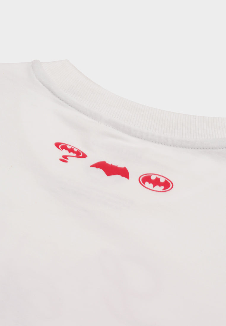 CTH unlimited Women DC Batman 85th Short Sleeve Crop Top - CUW-91318