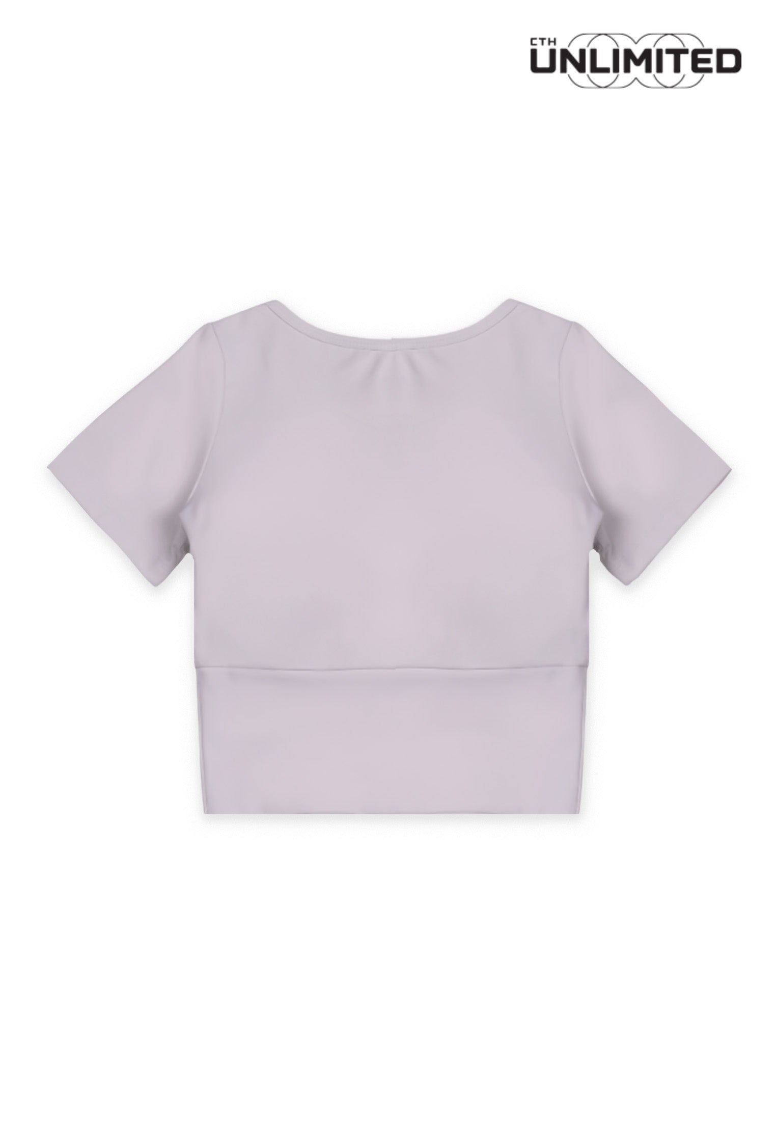 CTH unlimited Women Pickleball Polyester Spandex Short Sleeve Crop Top T-Shirt - CUW-91592