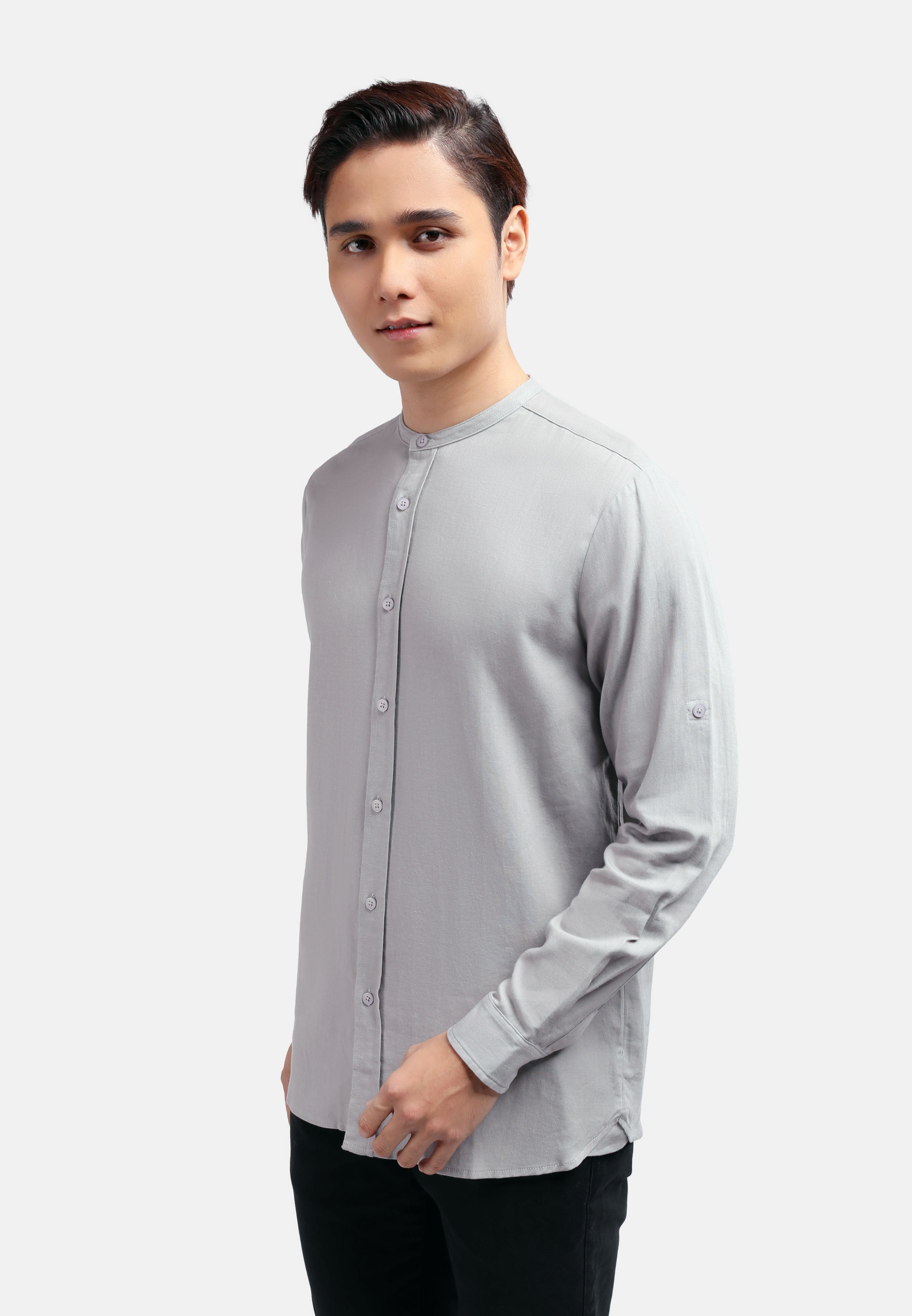 Cheetah Men Regular Fit Cotton Linen Basic Long Sleeve Kurta MDE - 130490