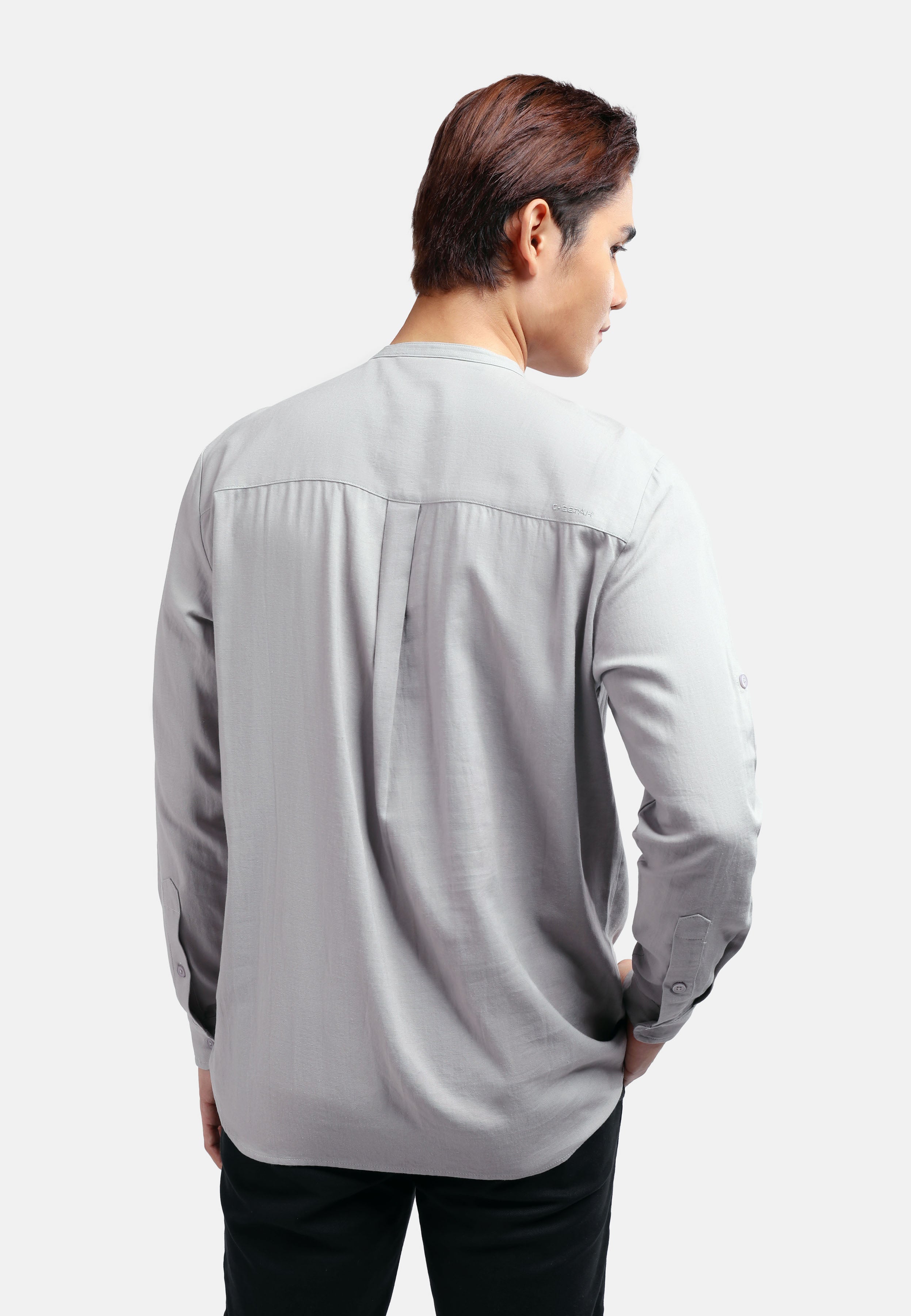 Cheetah Men Regular Fit Cotton Linen Basic Long Sleeve Kurta MDE - 130490