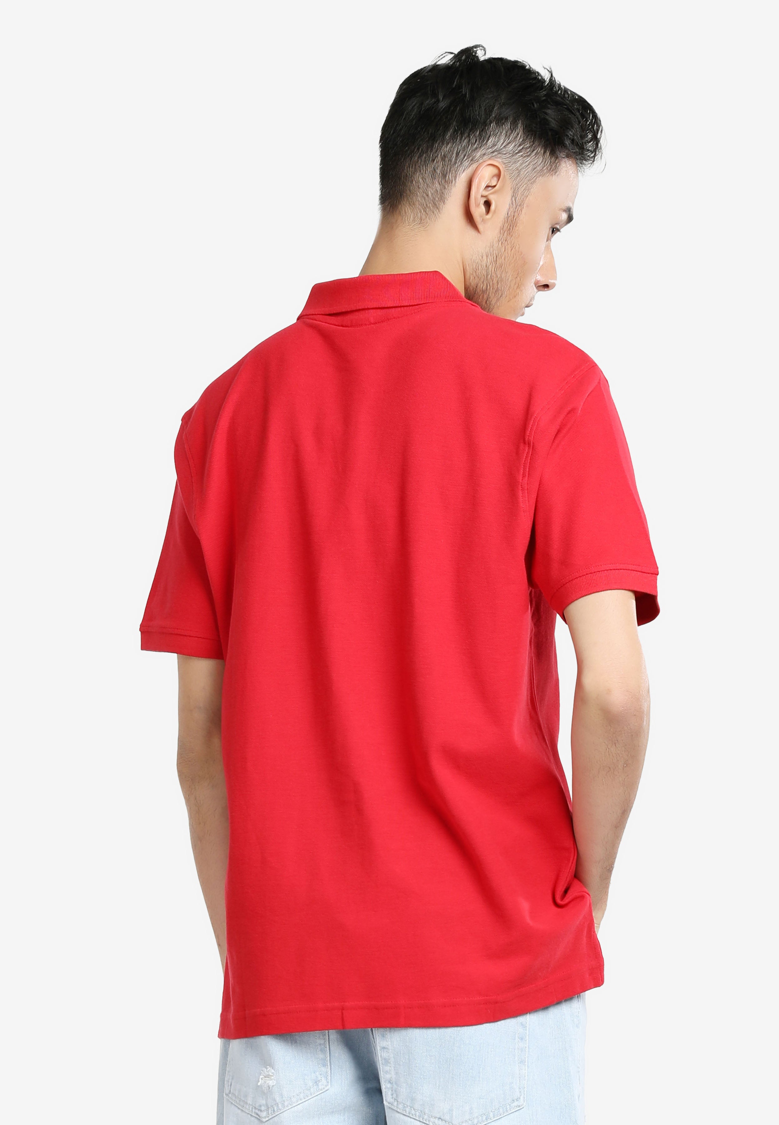 CHEETAH Men Basic Short Sleeve Polo T-Shirt - 76566(R)