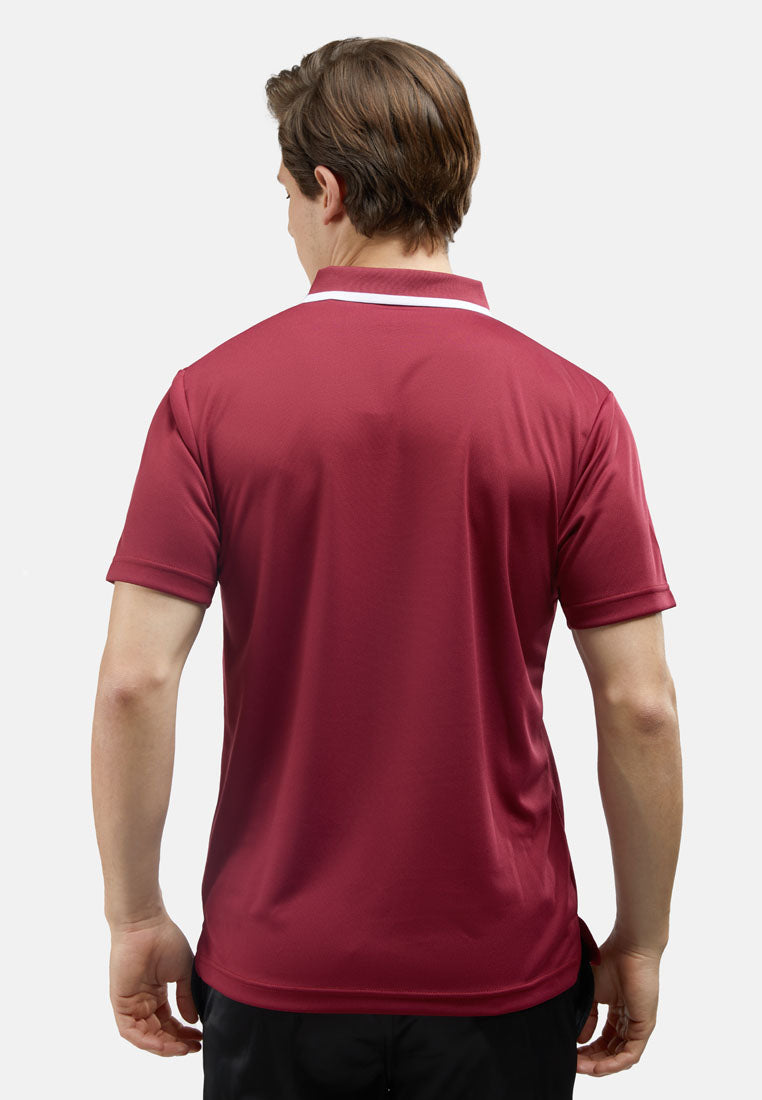 CTH Unlimited Men Polyester Jersey Short Sleeve Polo Shirt With Tipping Collar - CU-7948(R)
