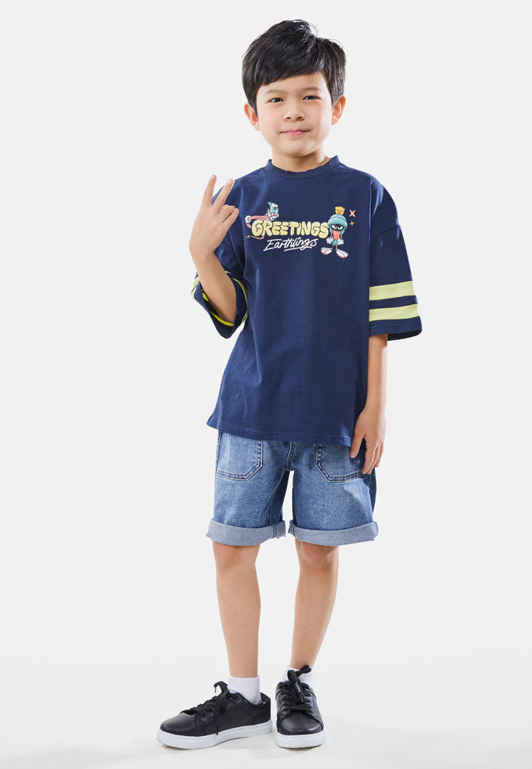 Cheetah Kids Looney Tunes Boy Short Sleeves Roundneck Top - CJ-92856