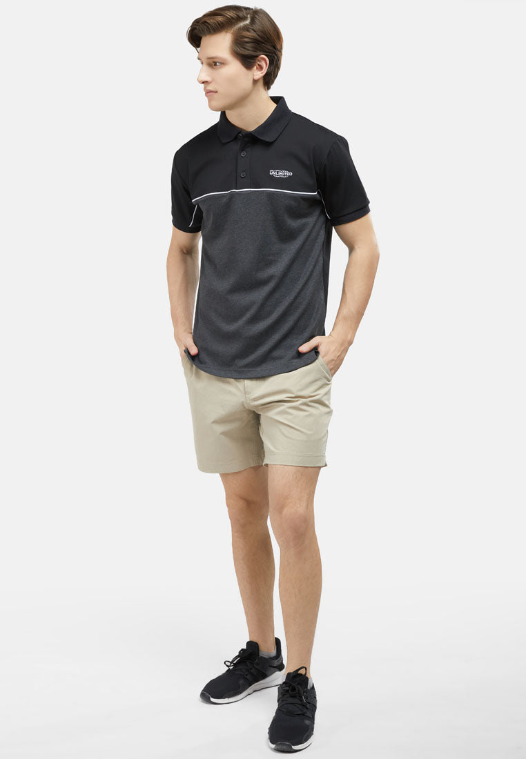 CTH unlimited Men Fancy Fabric Short Sleeve Polo Shirt - CU-70006