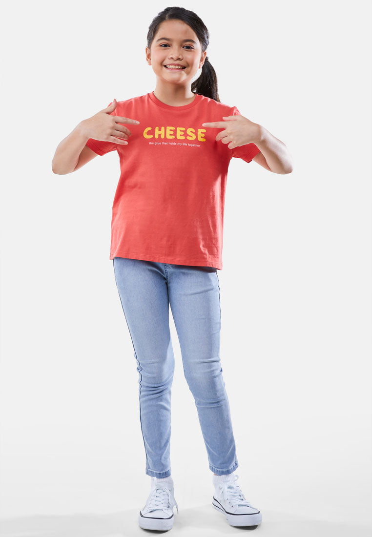 Cheetah Kids Girl Short Sleeves T-Shirt - CJG-92788(F)
