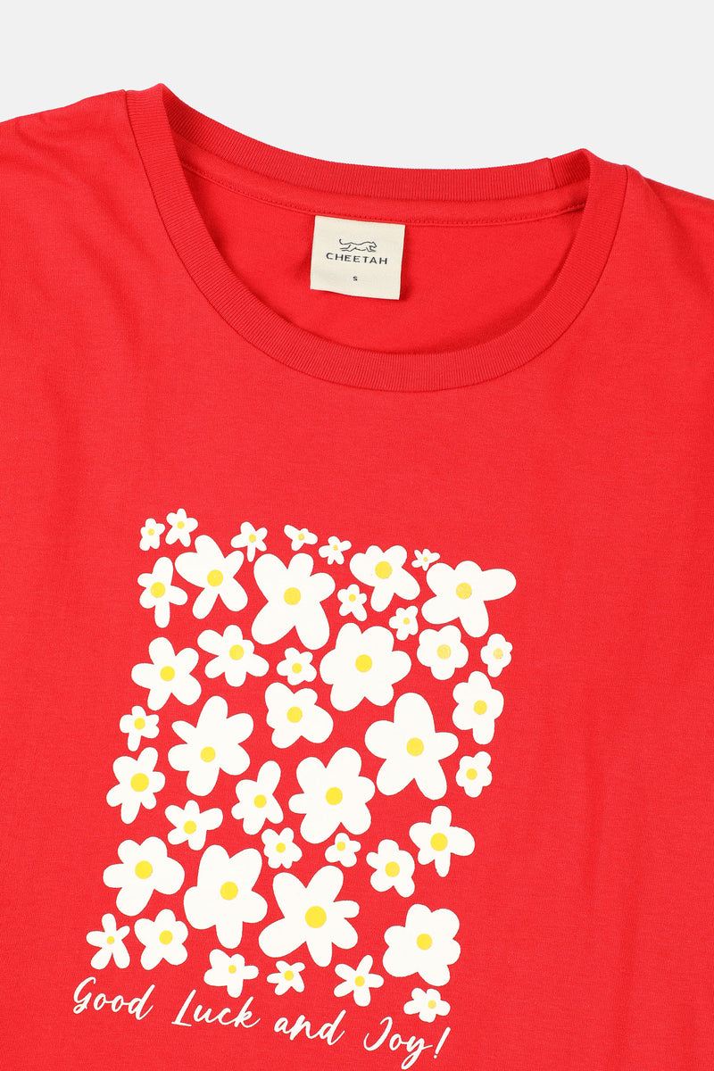 CHEETAH Women Graphic Tee - CL-95828