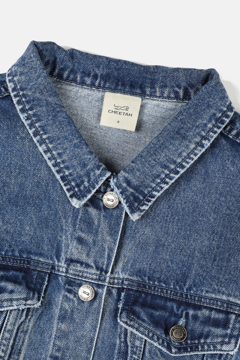 CHEETAH Women Basic Denim Jacket - CL-3726