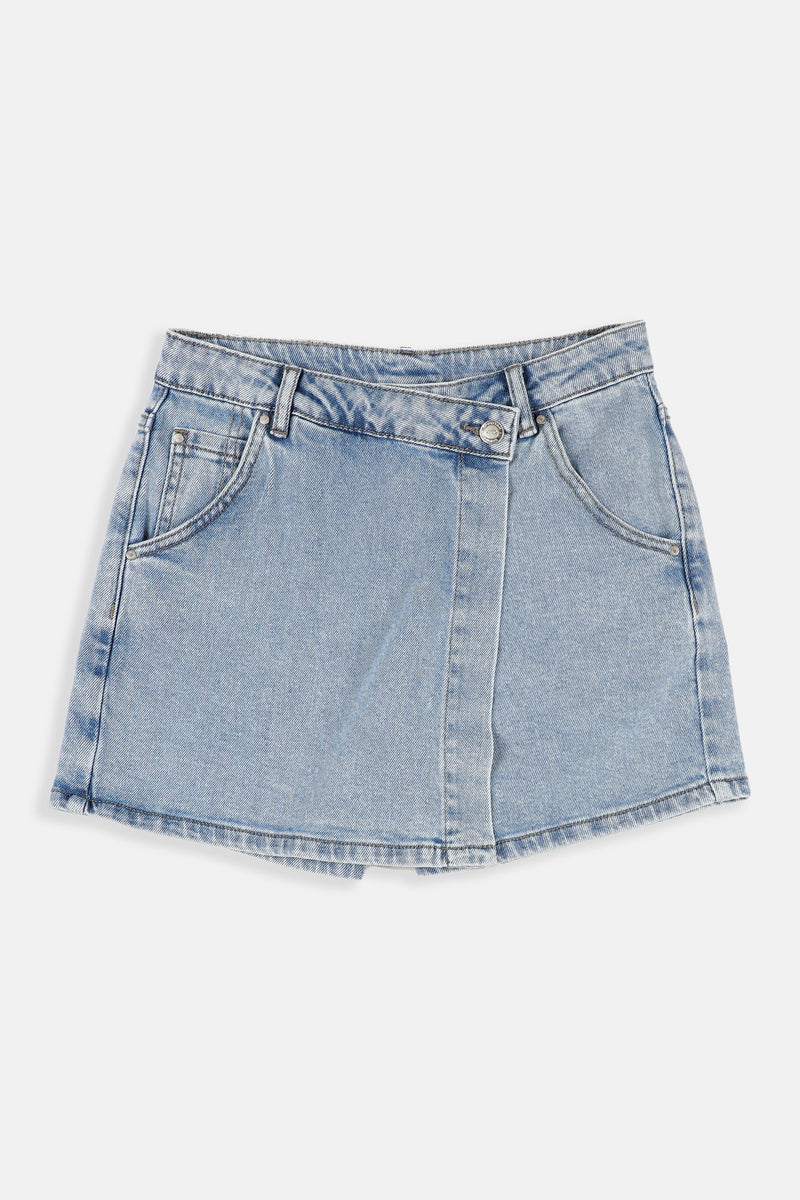 CHEETAH Women Basic Denim Skorts - CL-12376