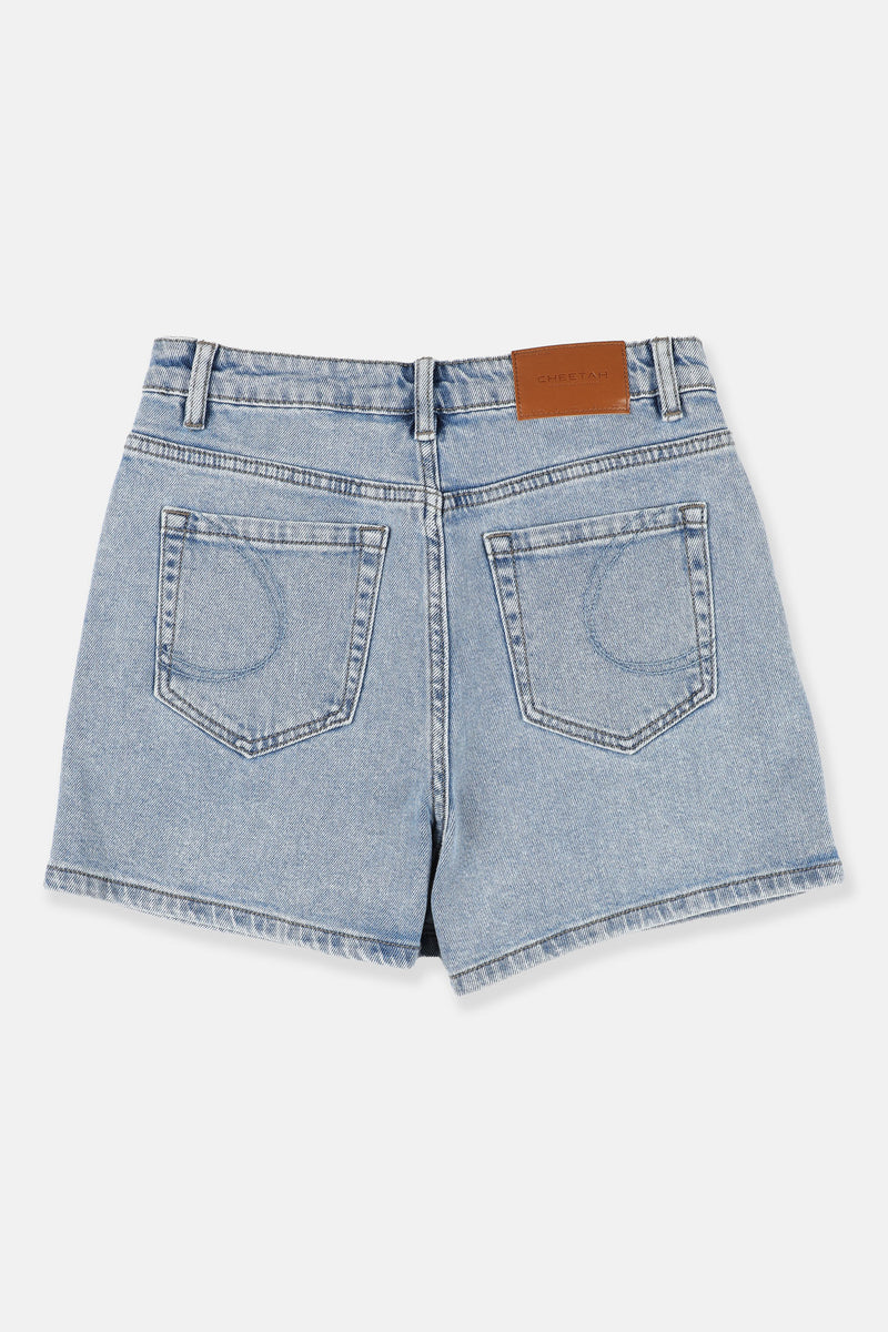 CHEETAH Women Basic Denim Skorts - CL-12376