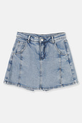 CHEETAH Women Basic Denim Skorts - CL-12378