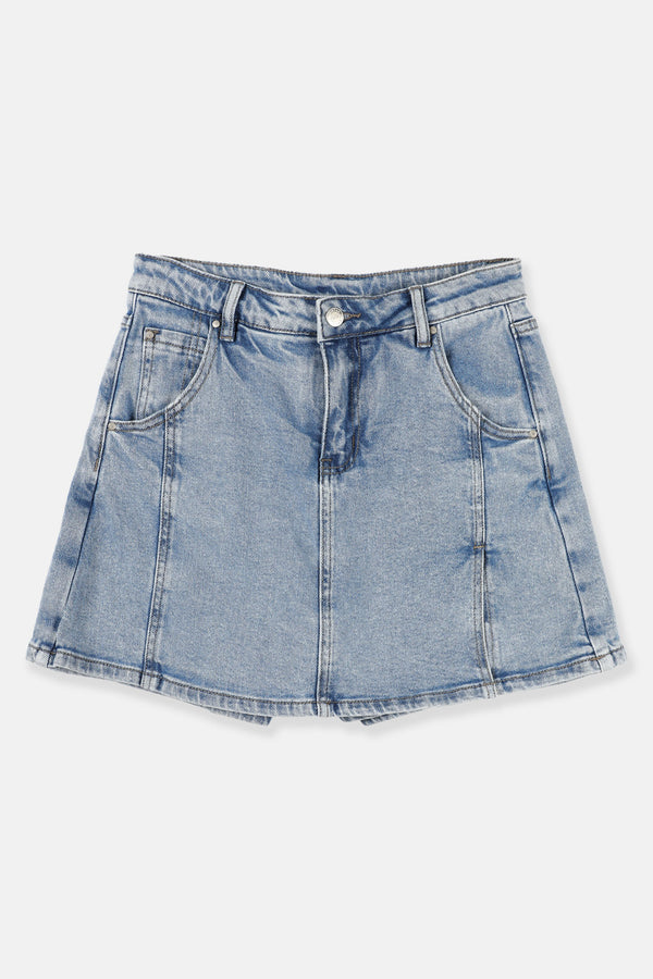 CHEETAH Women Basic Denim Skorts - CL-12378
