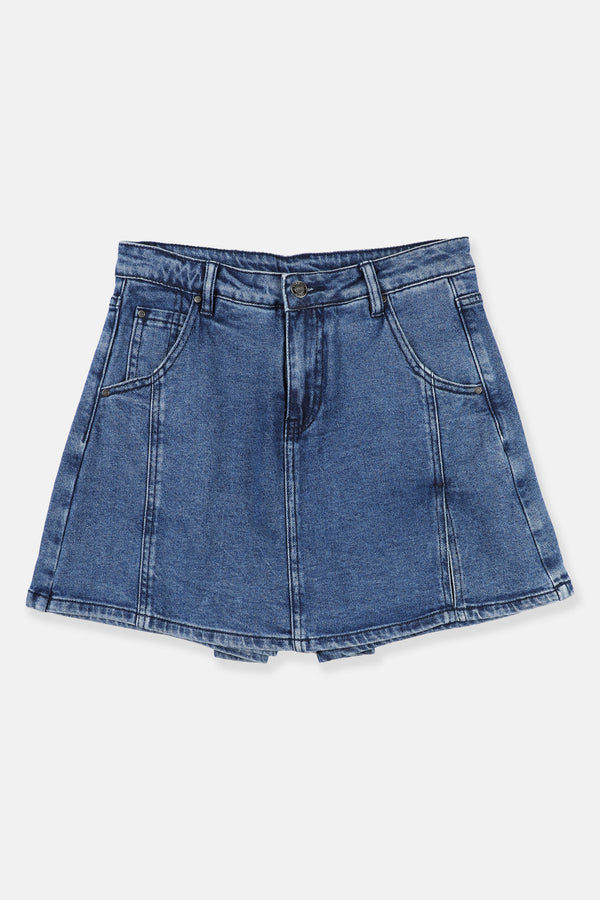 CHEETAH Women Basic Denim Skorts - CL-12380