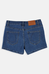 CHEETAH Women Basic Mid Rise Denim Shorts - CL-2798