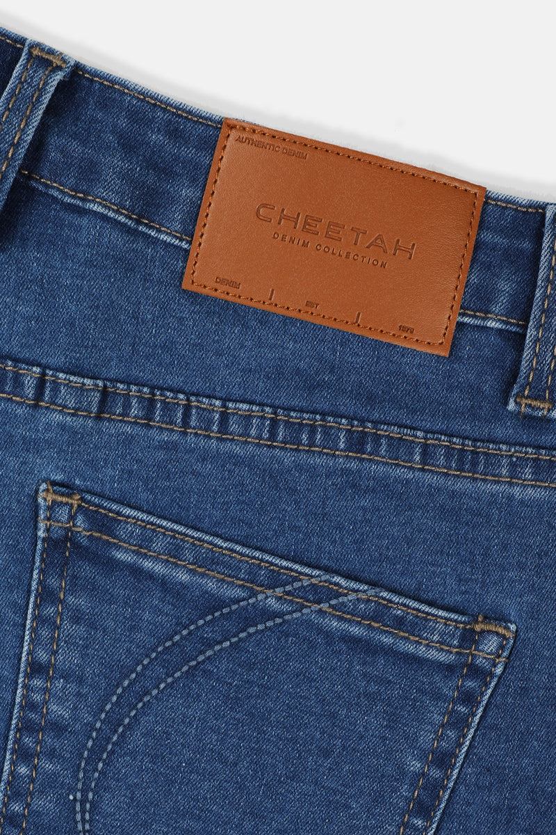 CHEETAH Women Basic Mid Rise Denim Shorts - CL-2798