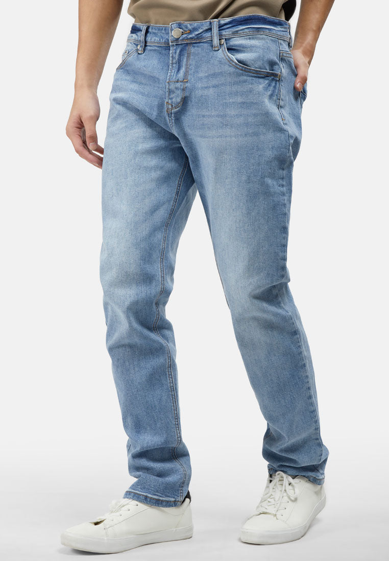 Cheetah Men Skinny Fit Stretchable Fabric Cotton Blend Slim Fit Jeans - 110662